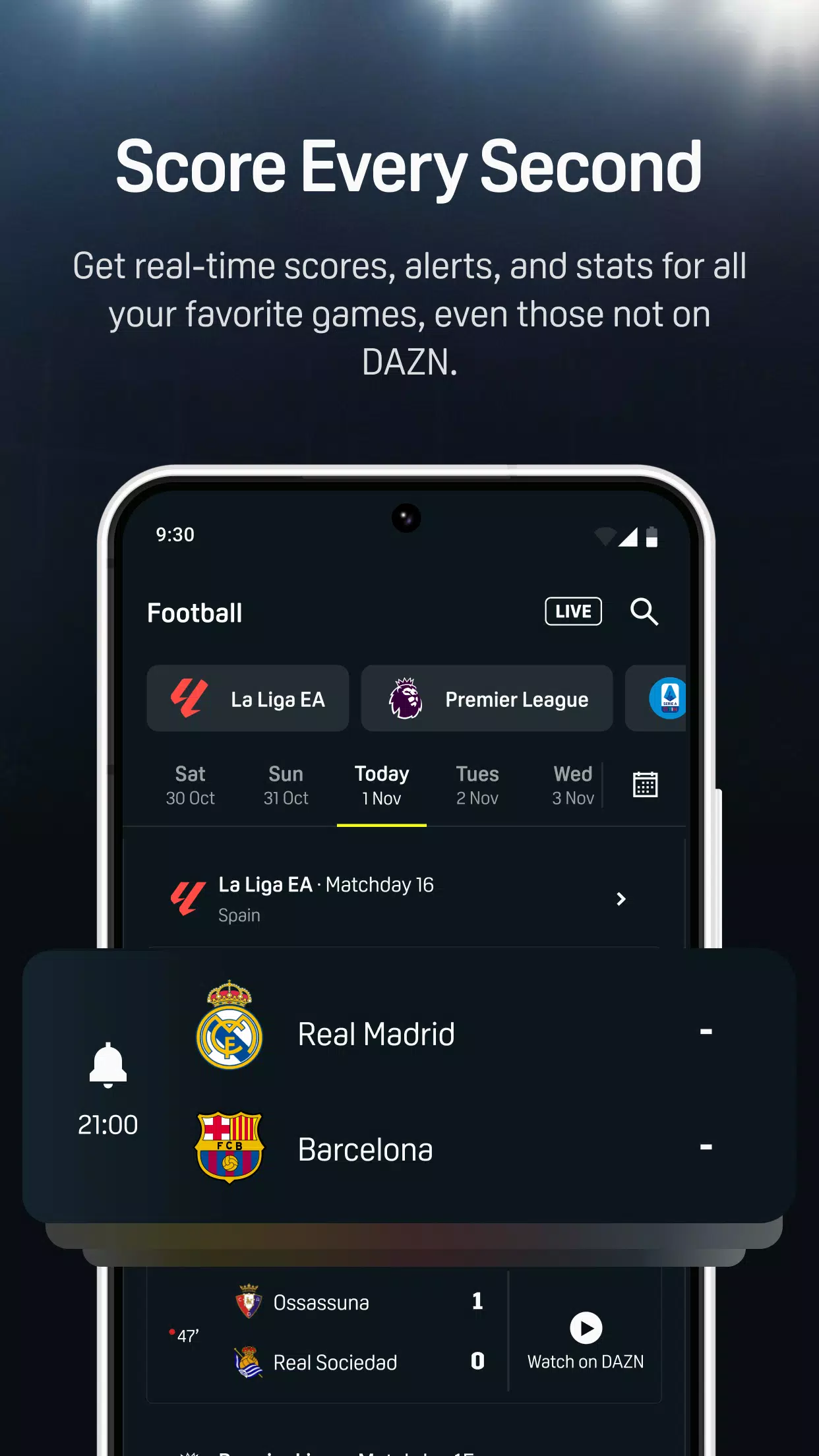 DAZN - Deportes en Directo Captura de pantalla 3