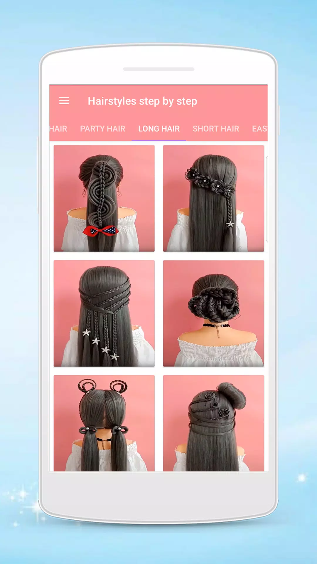 Hairstyles step by step應用截圖第0張