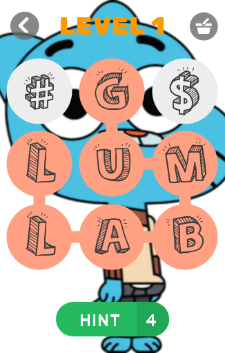 Amazing WORD Gumbal Screenshot 0