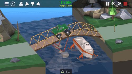 Poly Bridge 2 Schermafbeelding 1