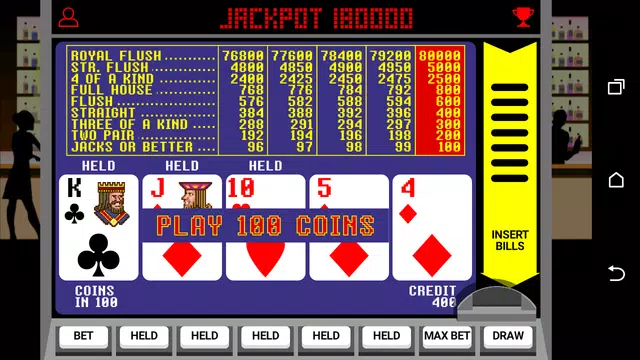 Video Poker Jackpot ဖန်သားပြင်ဓာတ်ပုံ 0