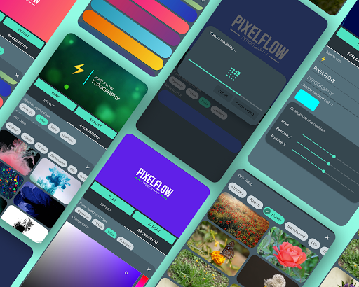 PixelFlow: Intro video maker 스크린샷 1