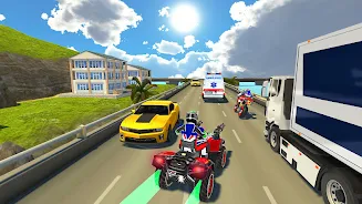 ATV Quad Bike Traffic Race應用截圖第3張