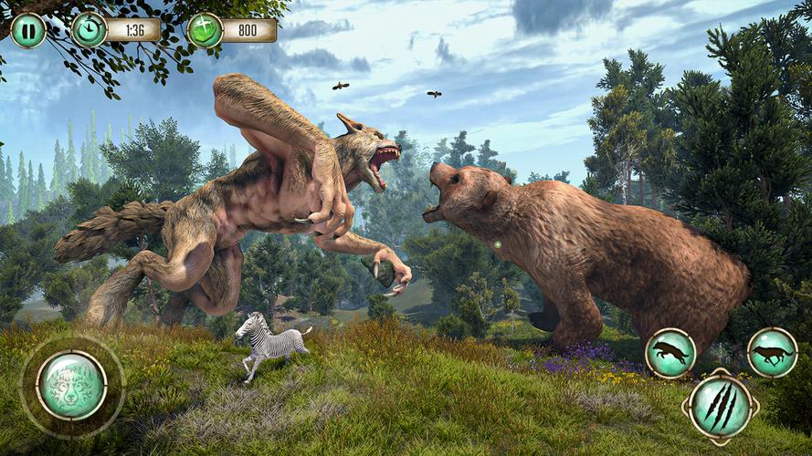 Forest Wild Werewolf Hunting Captura de pantalla 3