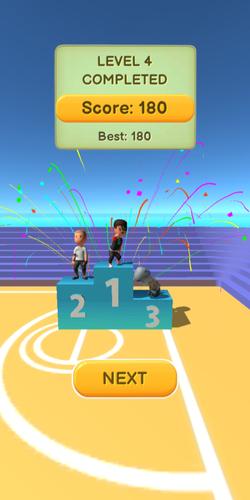 Jump Up 3D: Basketball game Screenshot 1