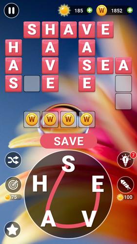Word Cross Flower Garden Zrzut ekranu 0