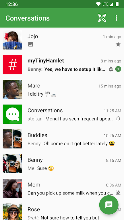 Conversations (Jabber / XMPP) स्क्रीनशॉट 0