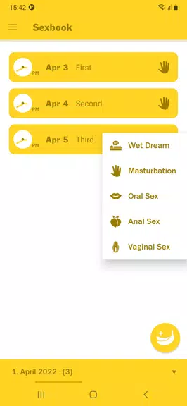 Sex Tracker Ảnh chụp màn hình 2