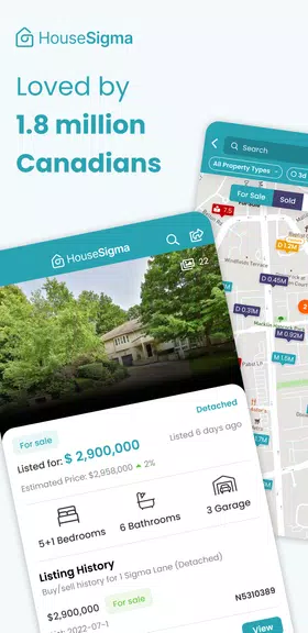 HouseSigma Canada Real Estate Ekran Görüntüsü 0