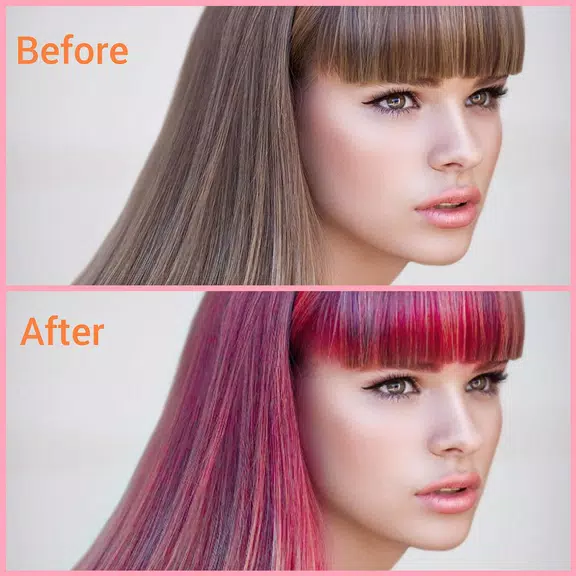 Hair Color Changer - Hair Dye Ảnh chụp màn hình 0