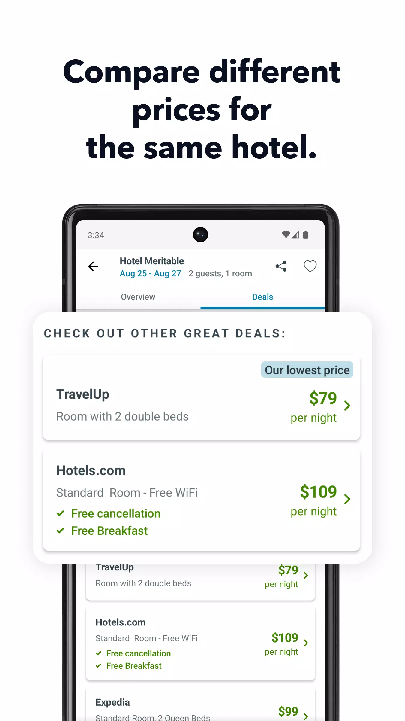 trivago - 优栈网：比较酒店价格应用截图第3张