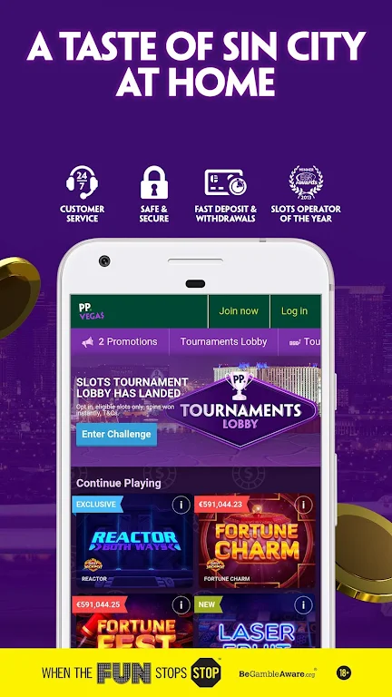 Paddy Power Vegas | Slots, Tournaments & Jackpots ภาพหน้าจอ 0