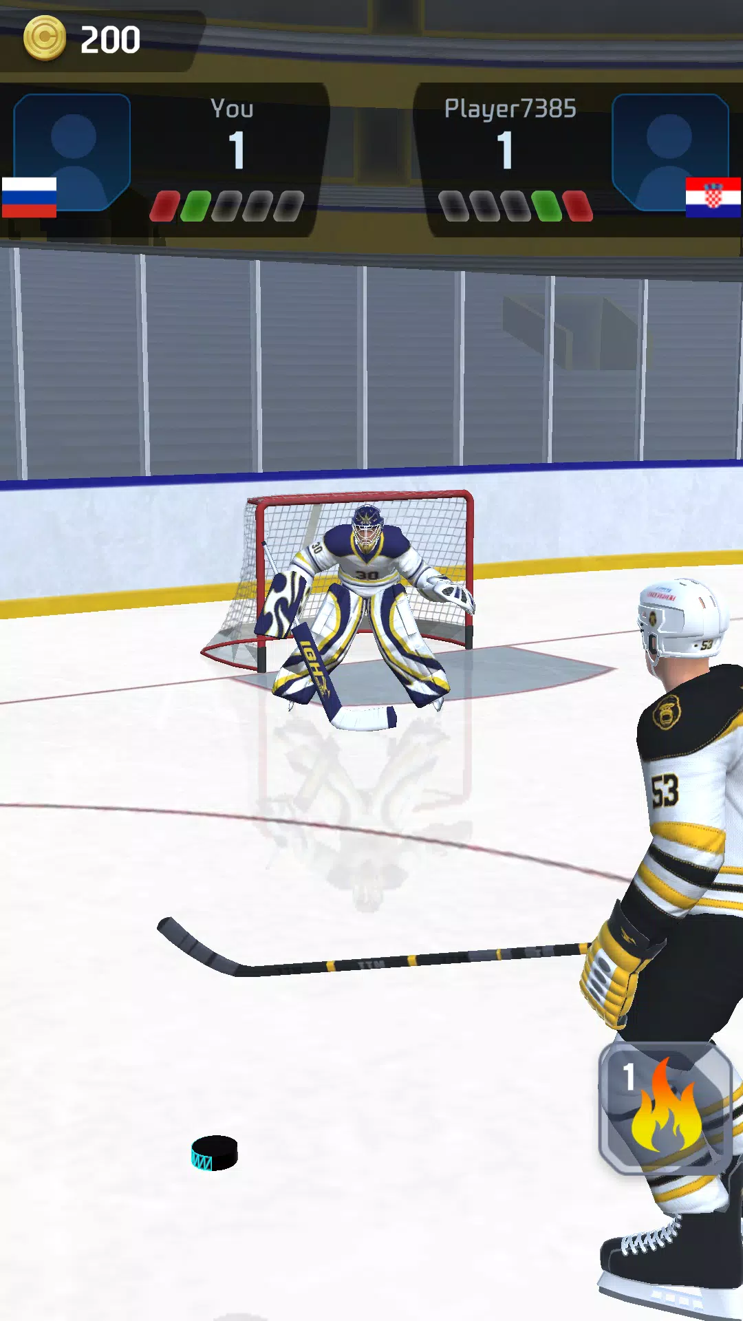 Hockey Game Stars 3D 스크린샷 0