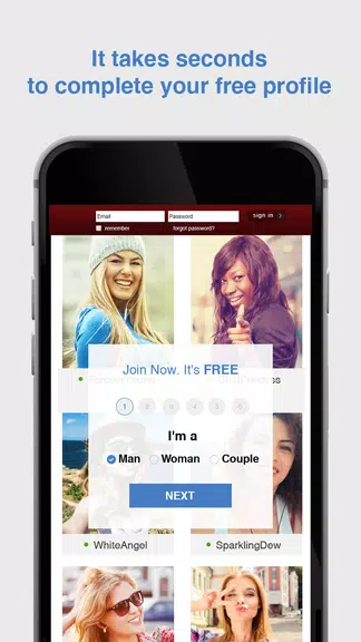 AFF dating app - your personal friendfinder! Screenshot 1