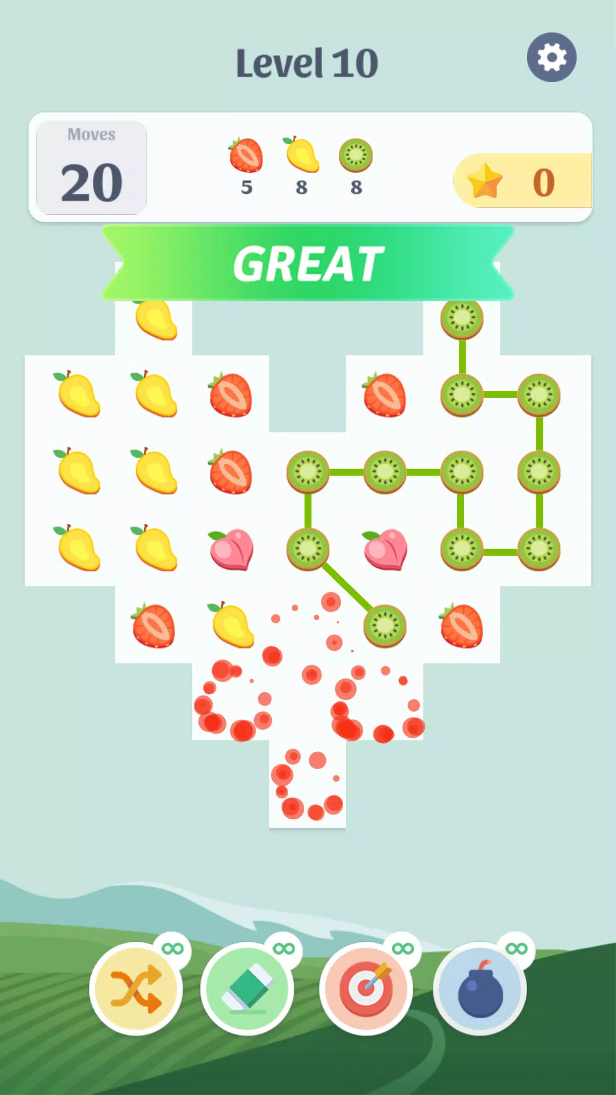 Fruit Game: Connect & Blast 스크린샷 2