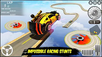 Impossible GT Racing Car Stunt Zrzut ekranu 0