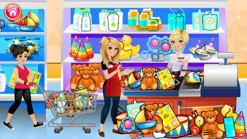 Supermarket Shopping Mall Game ဖန်သားပြင်ဓာတ်ပုံ 2