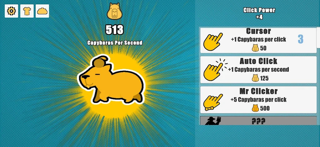 Capybara Clicker Tangkapan skrin 0