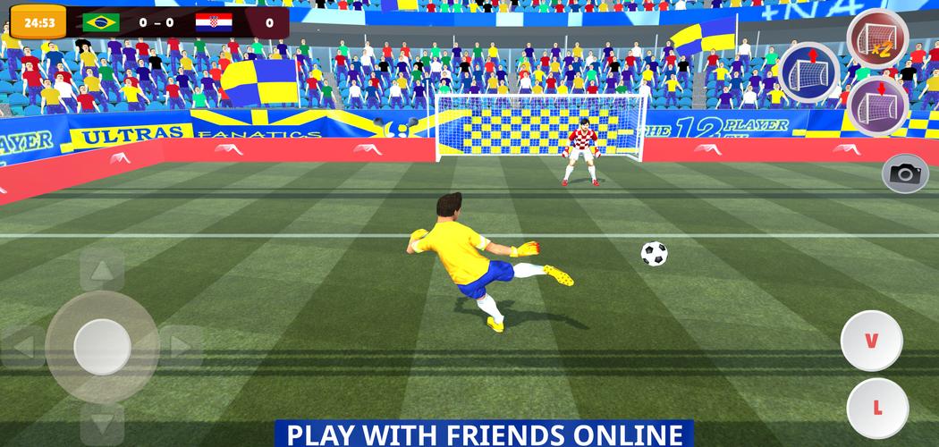 Goalie Wars Football Online应用截图第0张