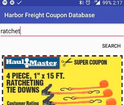 Harbor Freight Coupon Database - HFQPDB應用截圖第0張