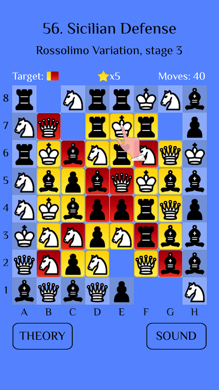 Schermata Chess Match-3: Sicilian 0