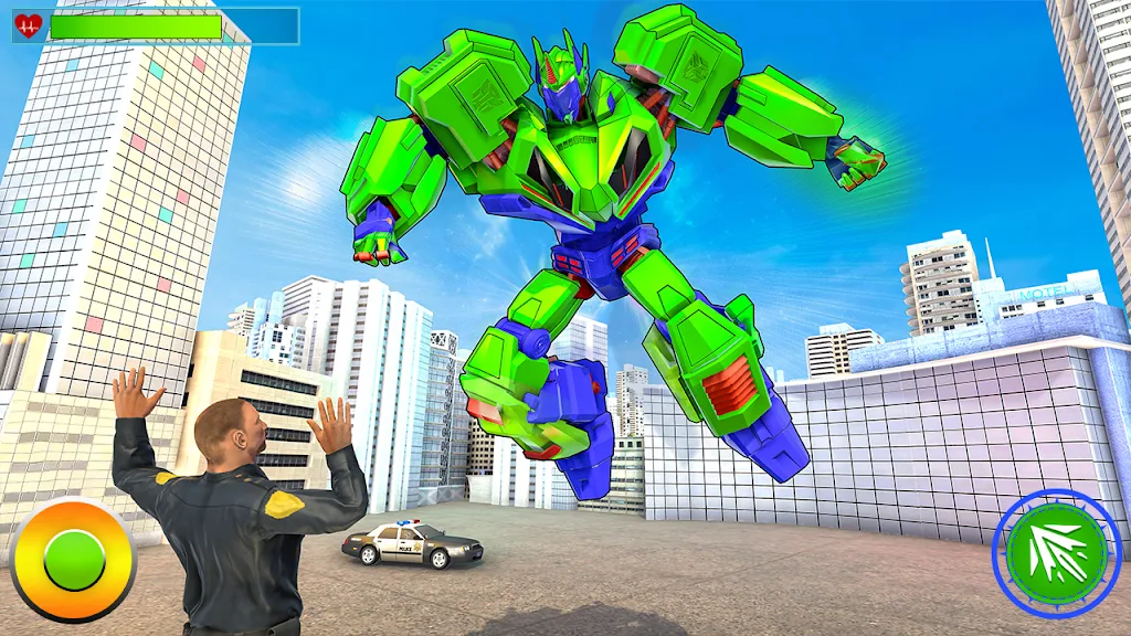 Robot Hero City Battle Tangkapan skrin 1