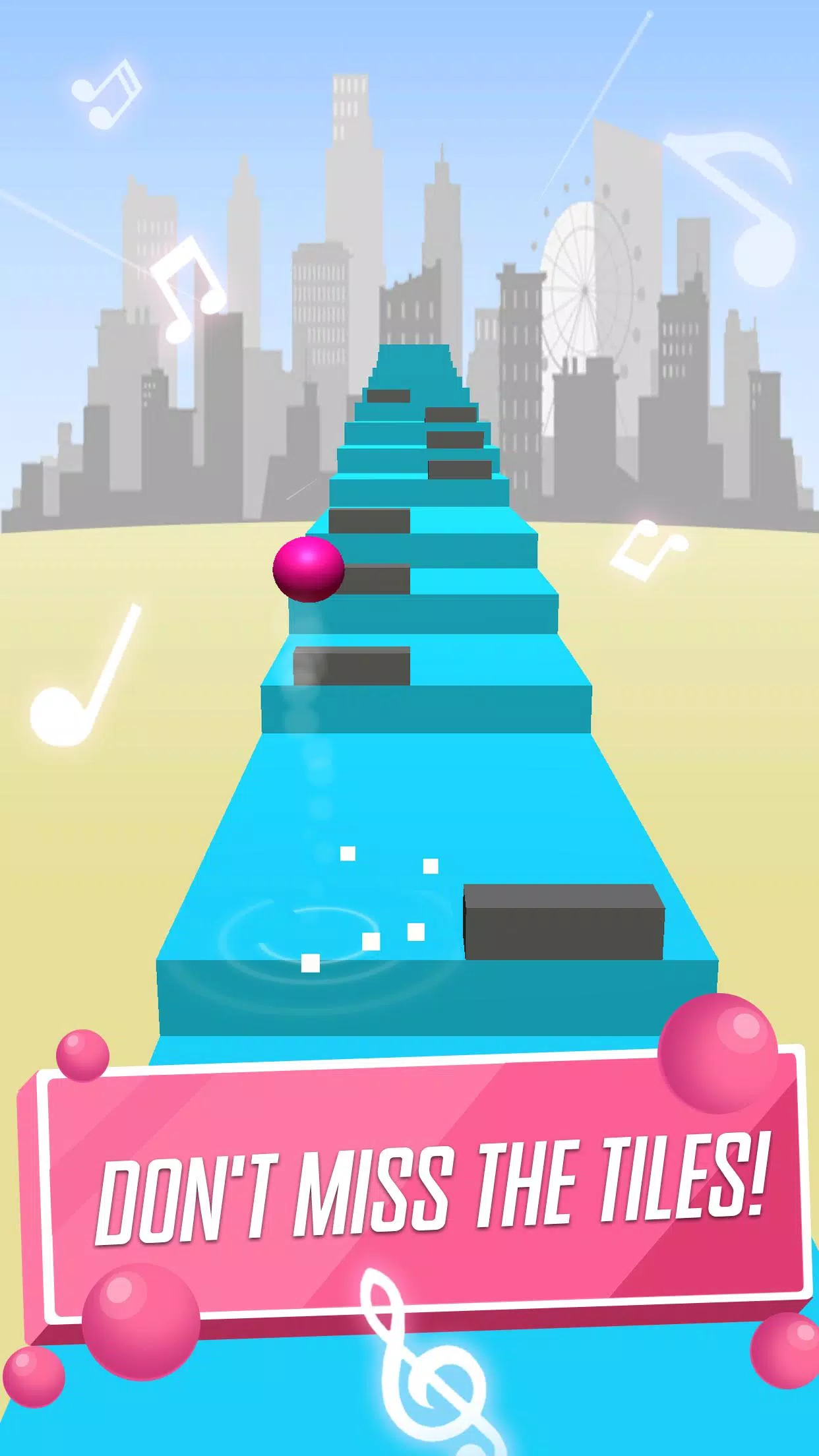 Color Music Hop Ball Games Screenshot 3