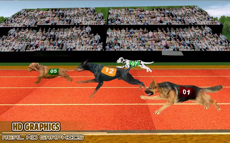 Dog racing games - dog game 3d スクリーンショット 2