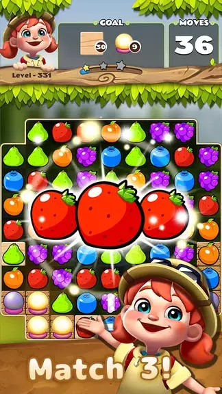 Fruits POP : Match 3 Puzzle スクリーンショット 1