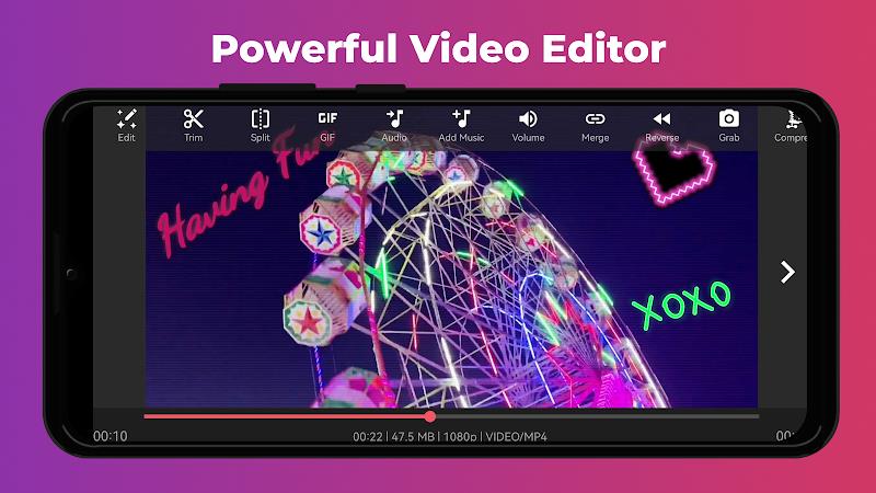 Video Editor & Maker AndroVid ภาพหน้าจอ 0