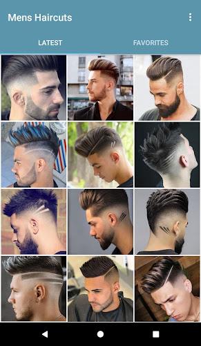 men’s long hairstyles 스크린샷 1