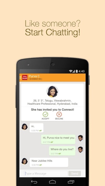 Shaadi.com® - Matrimony App スクリーンショット 0