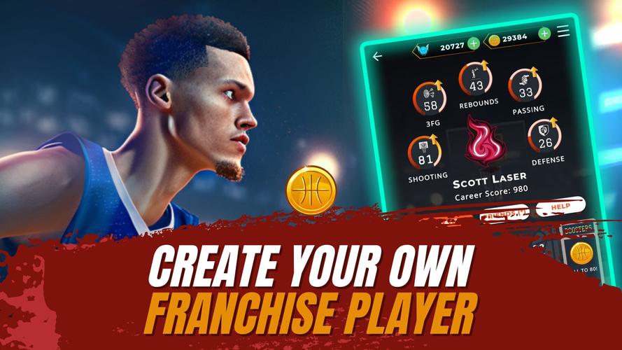 Astonishing Basketball Manager Capture d'écran 1