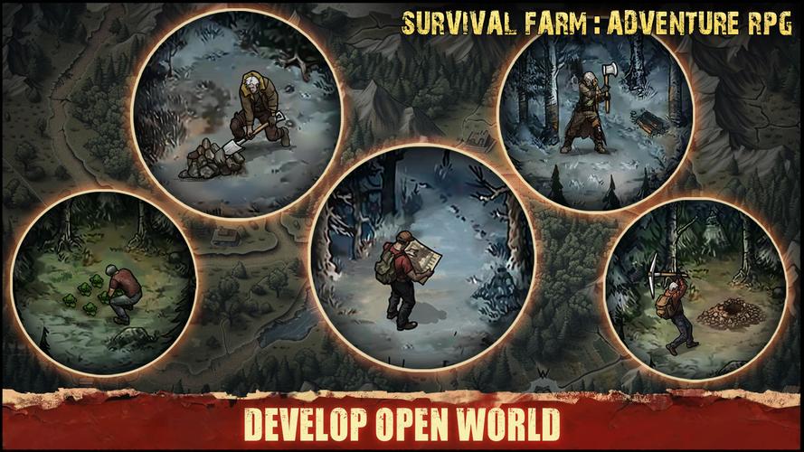 Survival Farm: Adventure RPG Ekran Görüntüsü 0