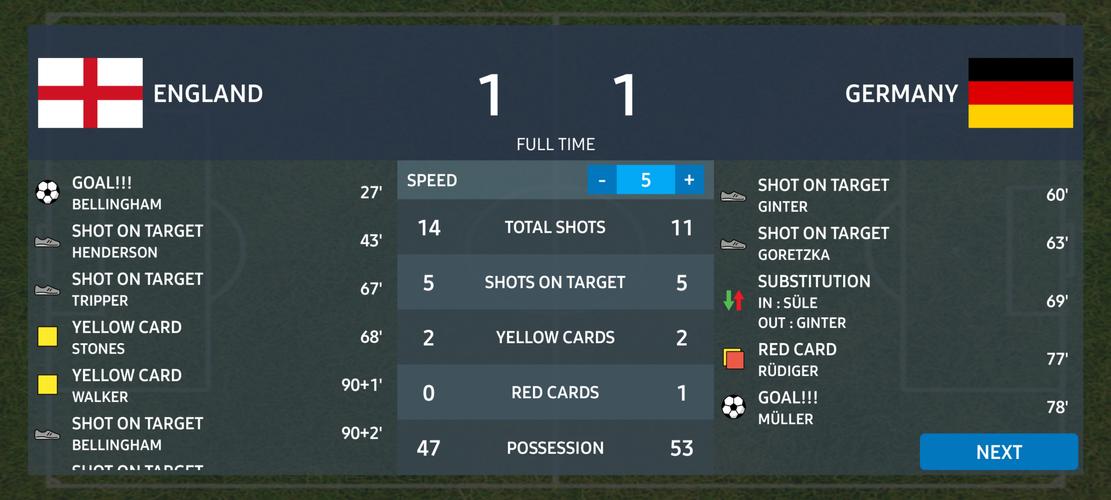 Schermata World Football Simulator 3
