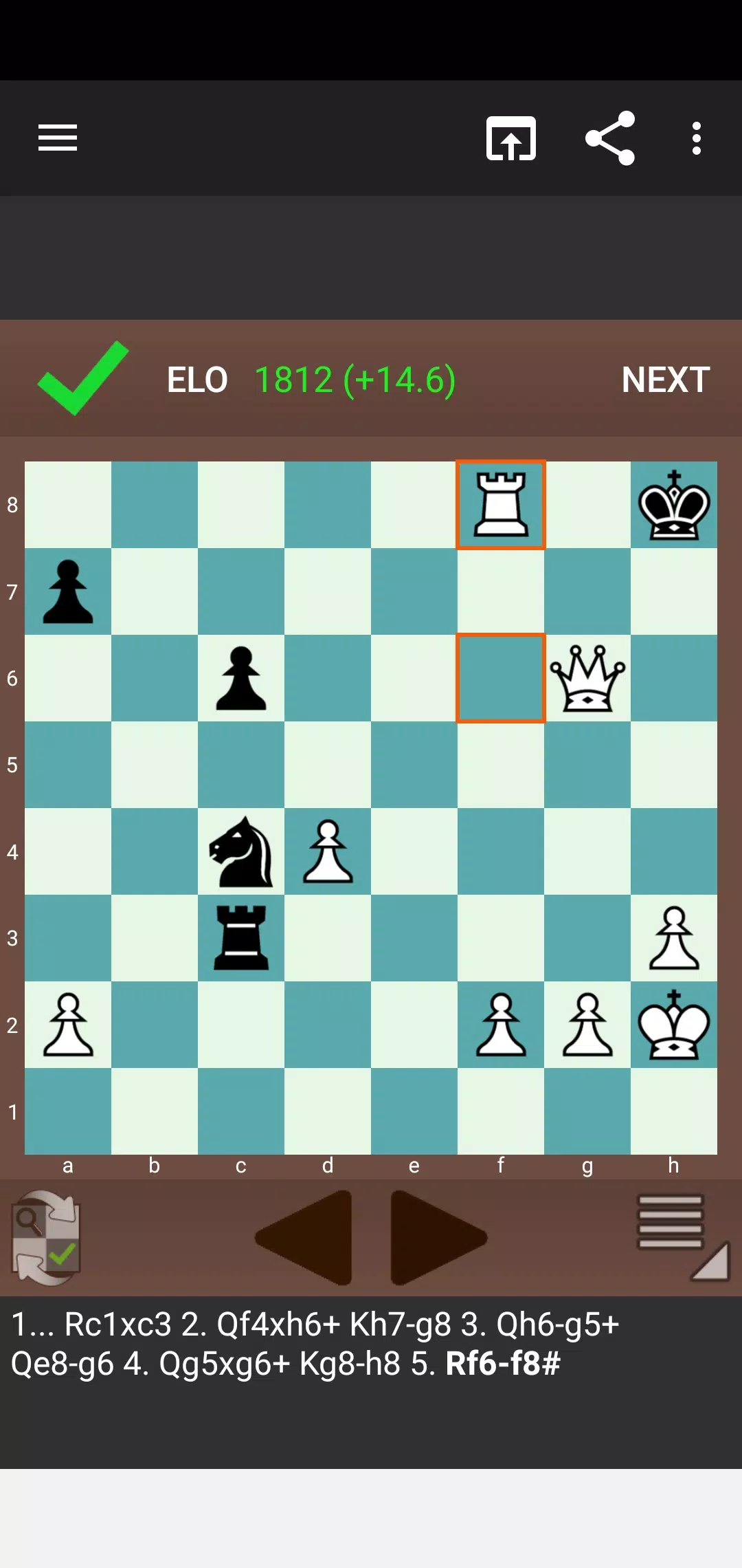 Fun Chess Puzzles ဖန်သားပြင်ဓာတ်ပုံ 1