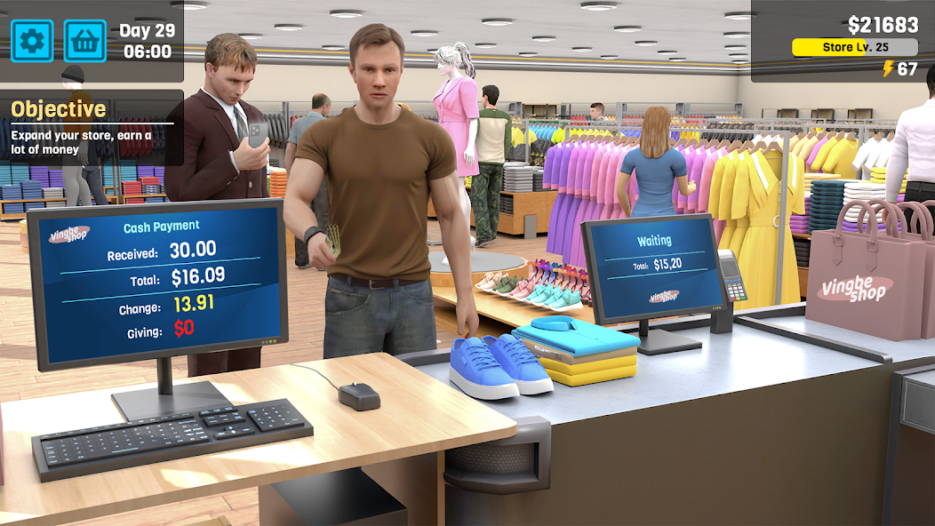 Clothing Store Simulator Mod ภาพหน้าจอ 2