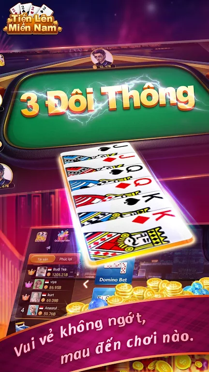 Tien Len Tiến Lên Miền Nam Online Capture d'écran 0