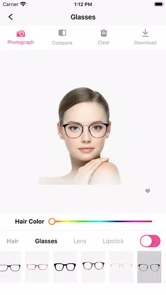 Hair Makeover-modiface・haircut Tangkapan skrin 3