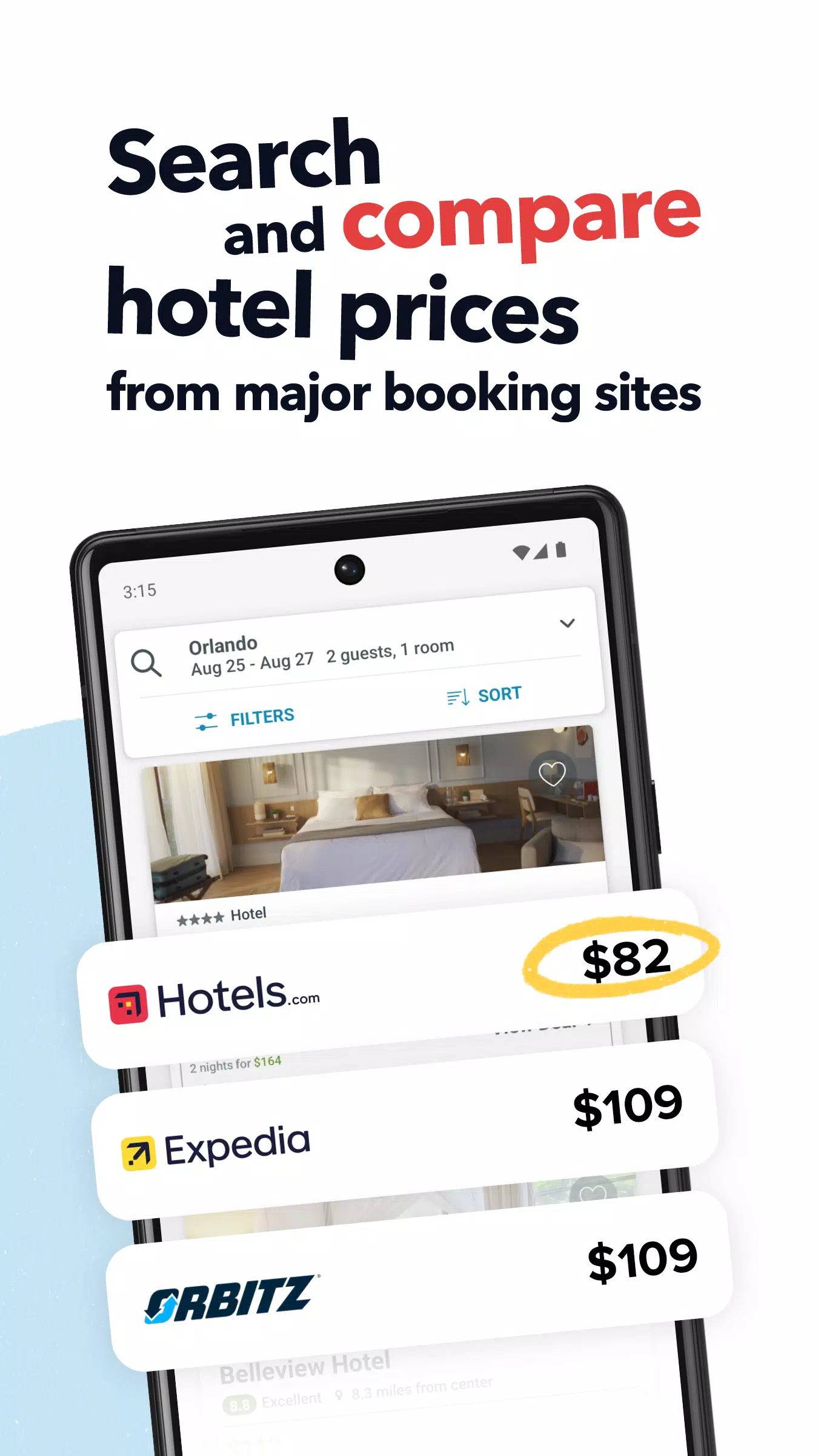 trivago - 优栈网：比较酒店价格应用截图第0张