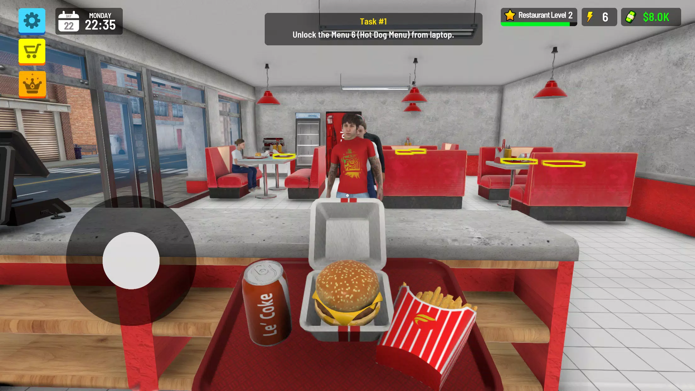 Burger Station Simulator 3D! স্ক্রিনশট 0