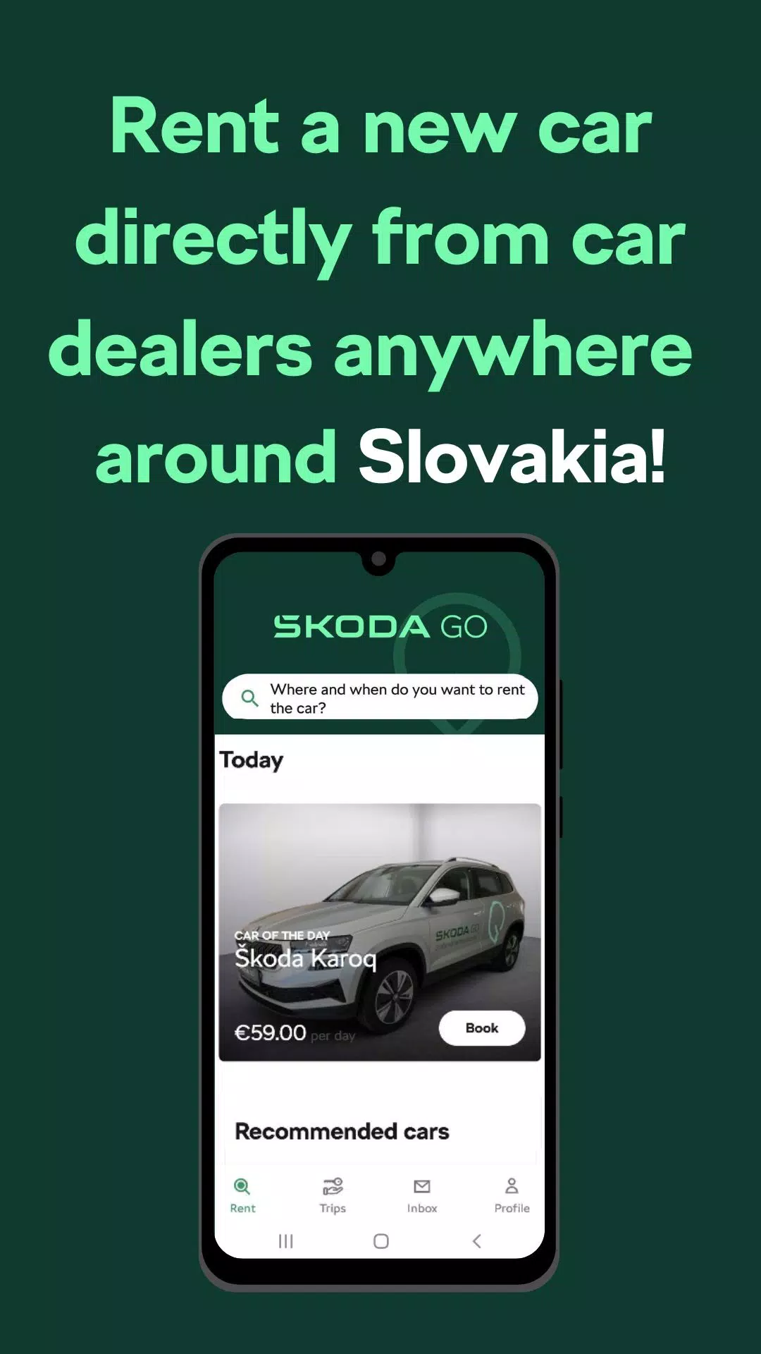 Škoda GO Zrzut ekranu 1