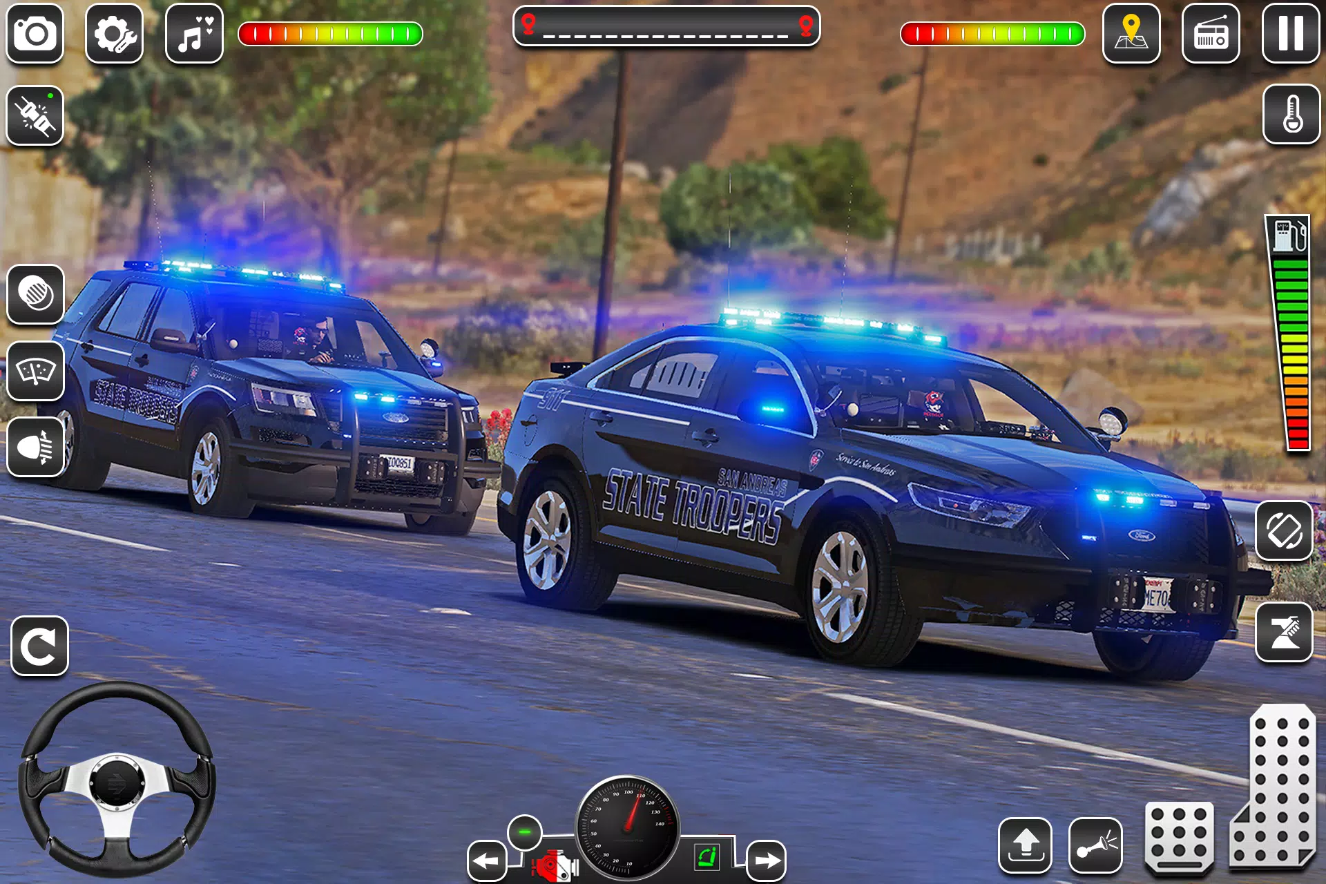 Schermata US Police Car Chase Game 3D 1