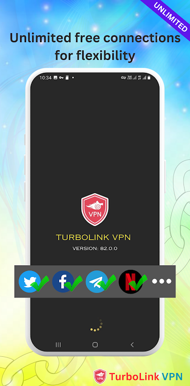 TurboLink VPN - Fast VPN Proxy Captura de pantalla 2