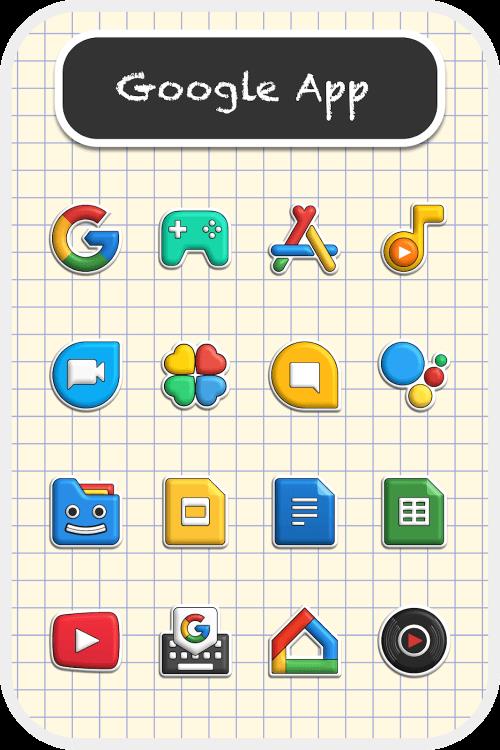 Poppin icon pack スクリーンショット 0