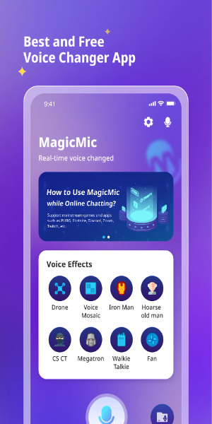 Voice Changer-MagicMic Schermafbeelding 0