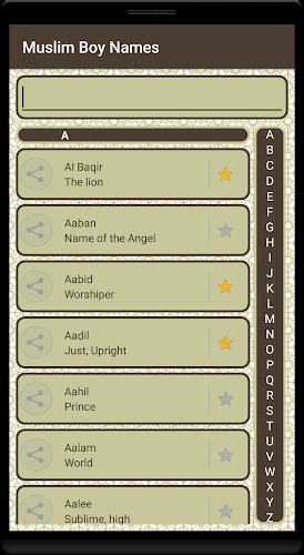 Muslim Names with Meaning : Gi应用截图第2张