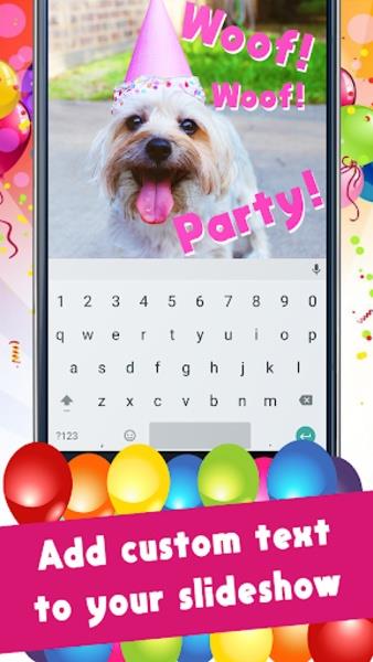 Happy Birthday Video Maker With Music And Photos スクリーンショット 2