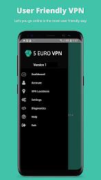 5 Euro VPN - The Android app f Tangkapan skrin 2