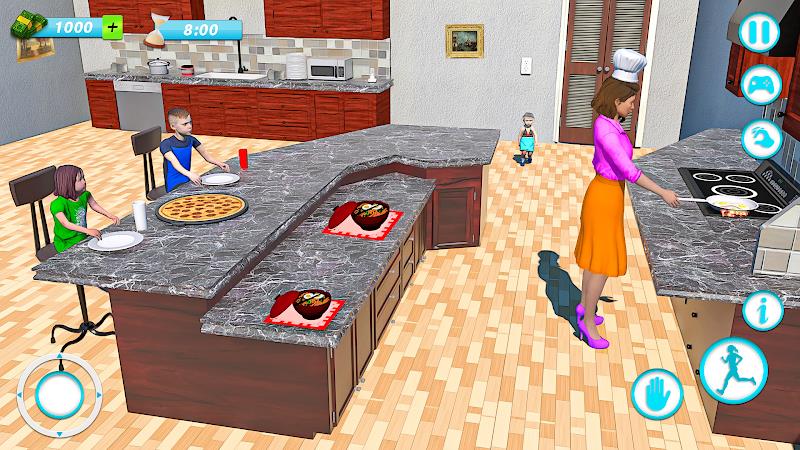 Mother Simulator -Mom Games 3D स्क्रीनशॉट 1